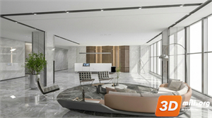 Lobby front desk Skp Files 